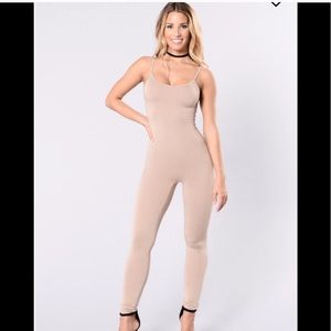 Nude jumpsuit